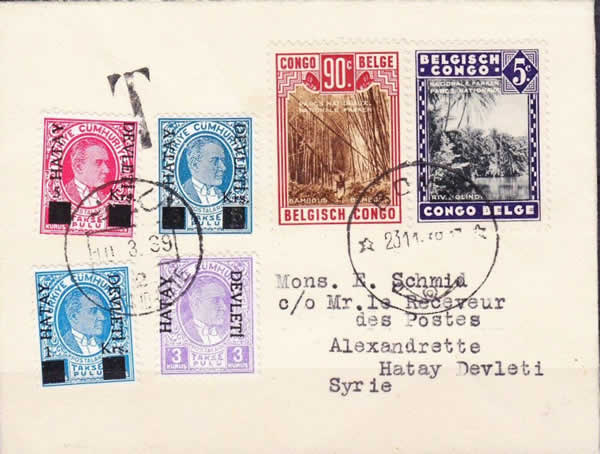 Timbres taxe sur lettre