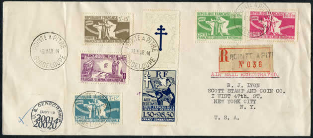 Timbres CFLN utilisés en Guadeloupe