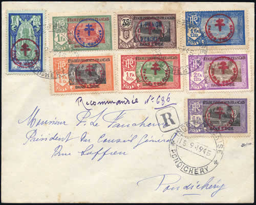 timbres France-toujours sur lettre