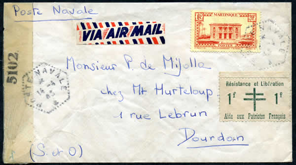 Vignette d'aide aux patriotes sur lettre