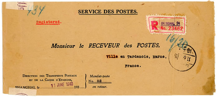 article d'argent de Shanghai pour la France