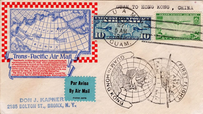 FFC Guam Hong-King 1937