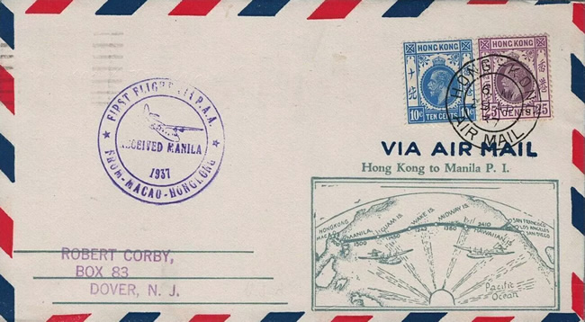 FFC Hong-Kong Manille 1937