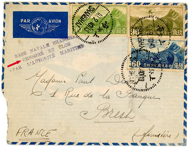 Censure de la Marine Française à Shanghai