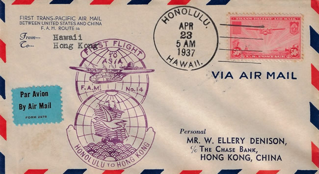 ffc-Hawai Hong Kong avril 1937