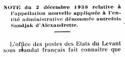 Note de service