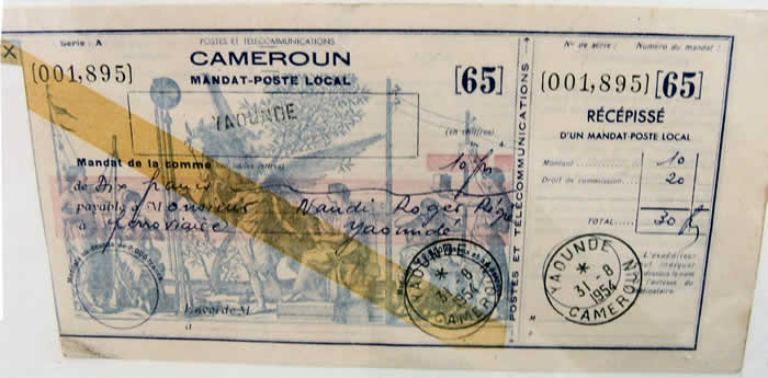 Mandat poste local Cameroun