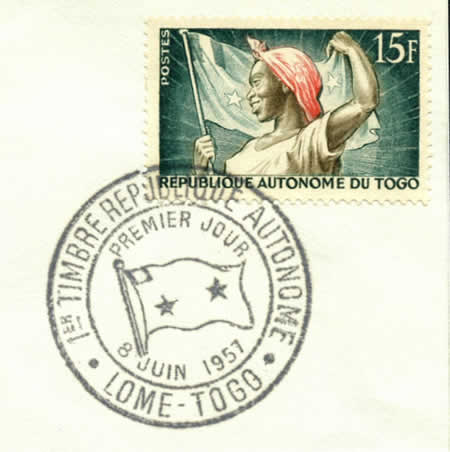 FDC 1er Timbre République Autonome.