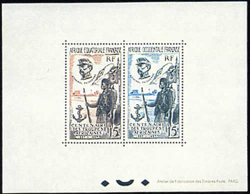 Paire AOF AEF sur feuillet