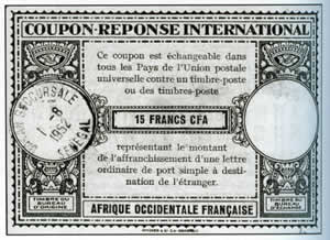 AOF CRI 15Francs CFA