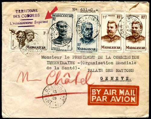 lettre Administratuer Supérieur des Comores