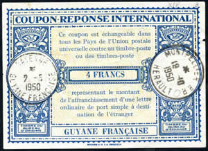 CRI Guyane utilisé en 1950