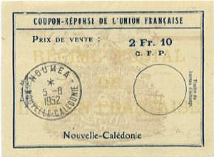 CRUF Nouvelle Calédonie 2F10