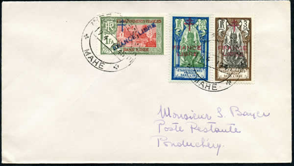 timbre à date à pont de Mahé