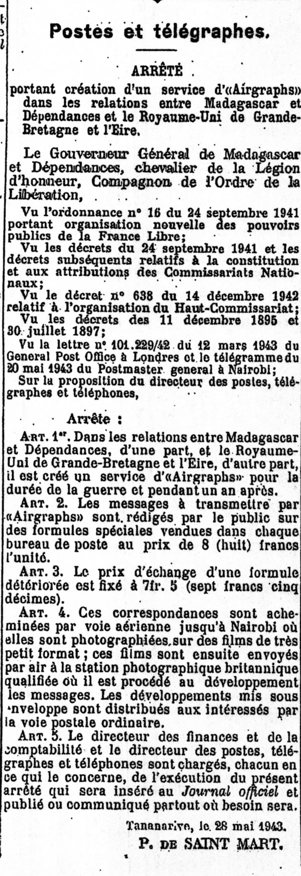 Mise en service d'Airgraoh à Madagascar