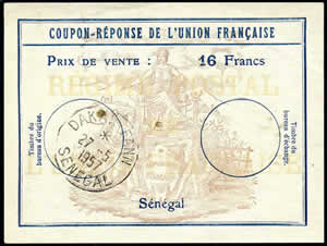 Sénégal 16 francs