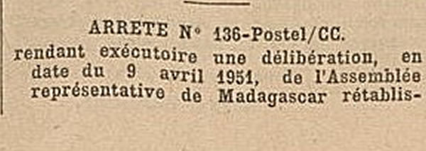 colis postaux avec valeur déclarée mai 1951