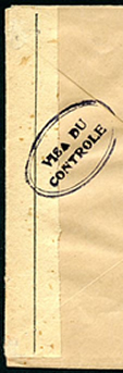 cachet de censure Visa du Controle