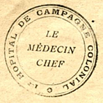 Hopital de campagne Colonial