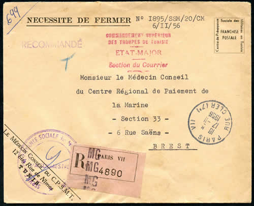 Lettre du Commandement Supérieur des Troupes