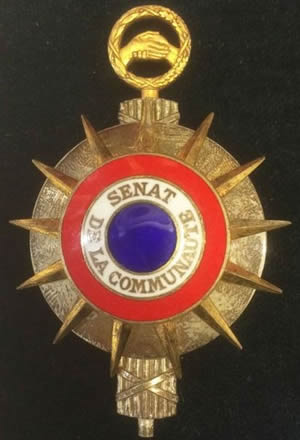 Insigne de sénateur de la Communauté