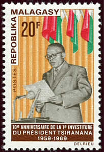10ème anniversaire élection Tsiranana