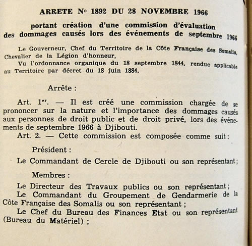 Commission Septembre 1966
