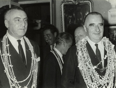 Jacquinot et Pompidou