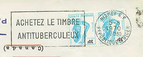 Achetez le timbre antituberculeux (Niamey)