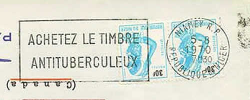 Achetez le timbre antituberculeux (Niamey)
