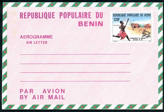 Aérogramme tarif international