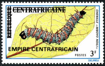 Chenille surchargée EMPIRE CENTRAFRICAIN