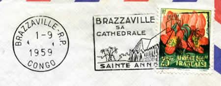 Flamme Cathedrale légende Congo à droite