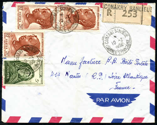 Bureau Conakry Banlieur Guinée Française 1958