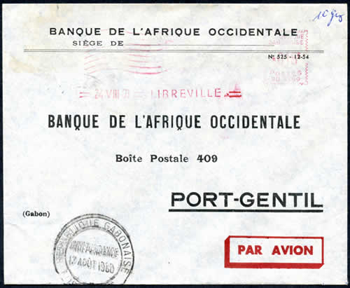 Cachet Indépendance sur courrier nature