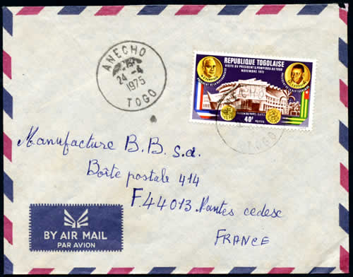 Visite Pdt Pompidou sur lettre