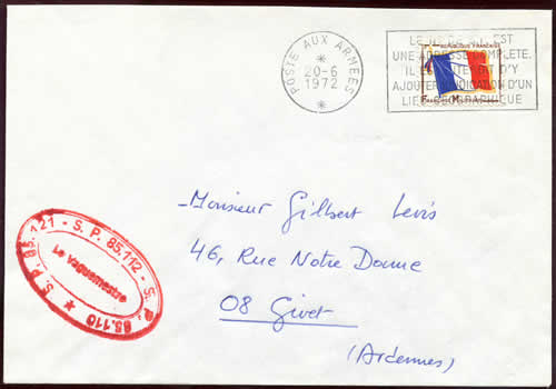 Flamme Le numéro de SP ....