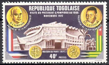 Voyage Pompidou au Togo