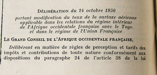 surtaxes aériennes intérieures et vers l'UF