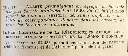 surtaxe aériennes UF etranger