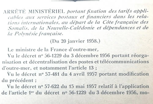 tarif international