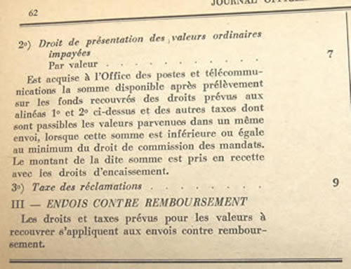 suite et fin tarif UF