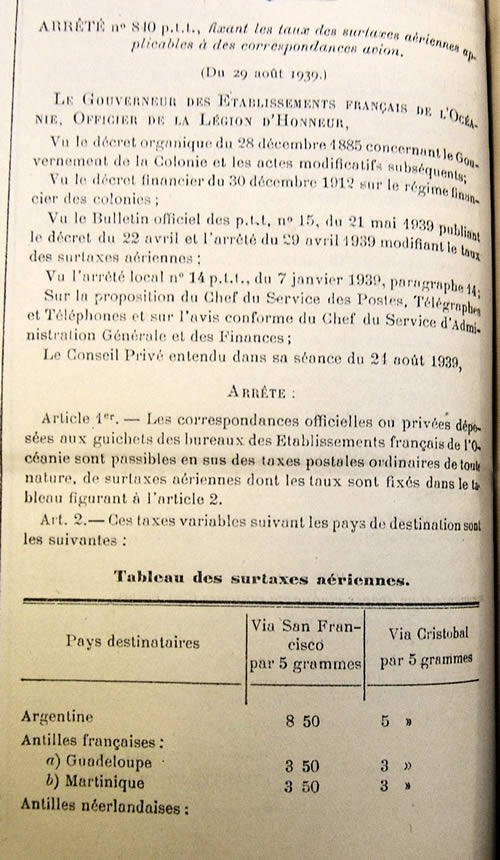 Arrêté