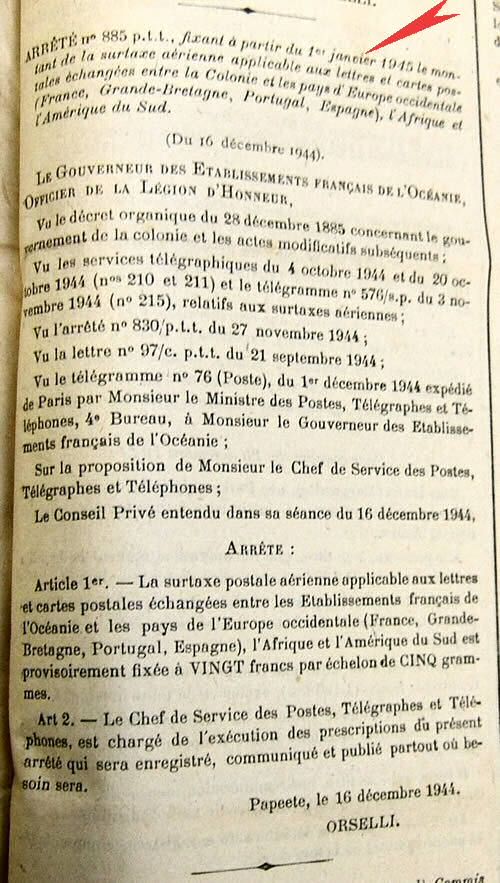 texte de l'arrêté