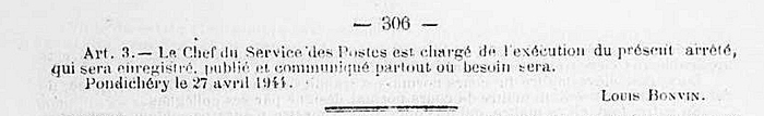Inde poids des petits colis intérieurs 1944