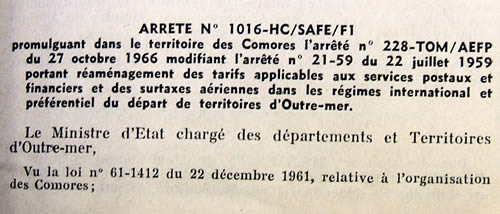 arrêté local