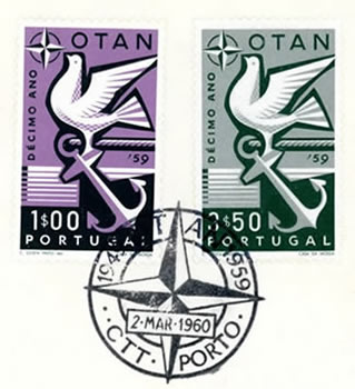 FDC Portugal OTAN 1959 Porto