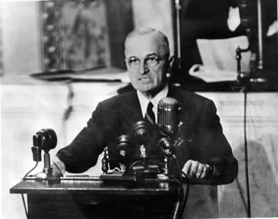 Annonce de la Doctrine Truman au Congrès 1947