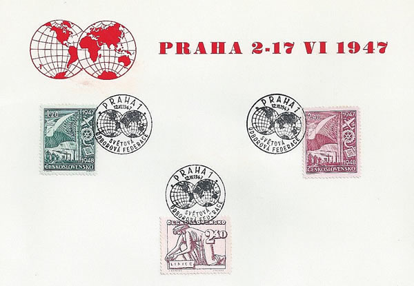 Congrès de la FSM à Prague 1947