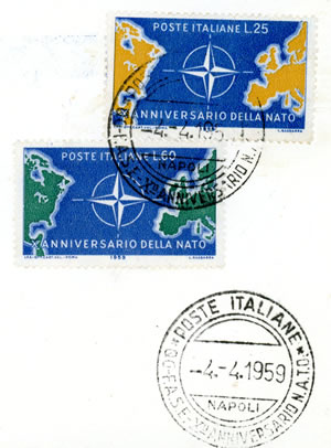 FDC 10ème anniversaire de l'OTAN Italie